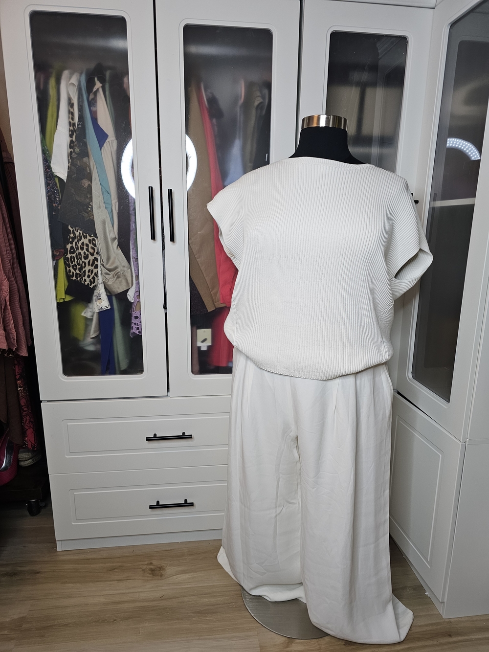 NWT Lafayette 148 New York Lined Slack In Cloud White Women's Pants Size 18
